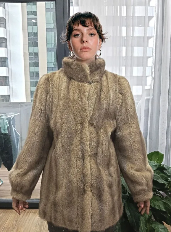 Норковый полушубок 1