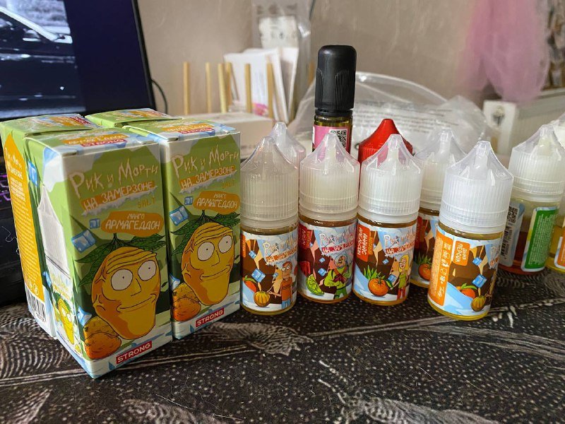 Жидкости для вейпа Рик и Морти 30 мл 20 мг