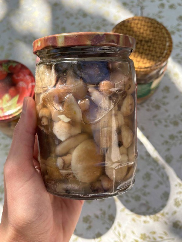 Маринованные грибы грузди, маслята в баночках 0,5 кг 5