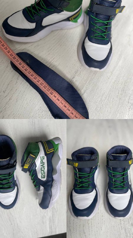 Резиновые сапоги, ботинки, кроссовки, очки, серьги, сумка, лампа, спрей, массажер, спонжи 2