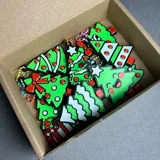 Christmas tree hanging ornaments, 10 pcs. 3