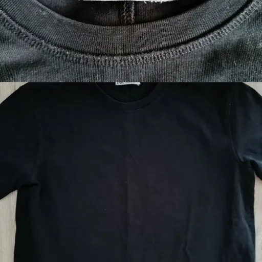 Черная футболка Zara, размер L