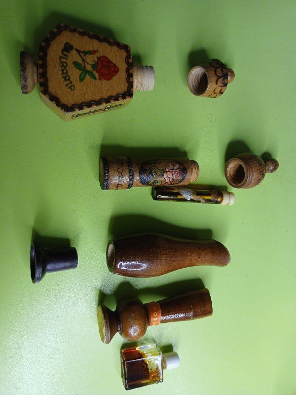 Винтажные пузырьки от духов, запечатанный розовый 3