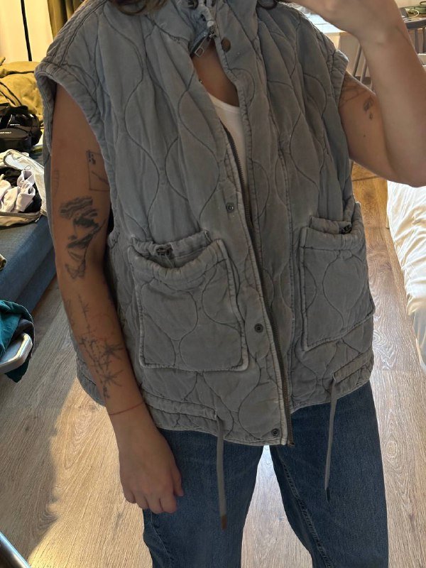 Жилетка ZARA серая, S 6