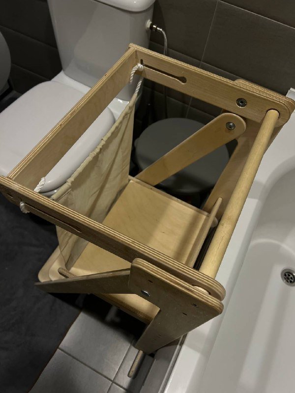 Детская башня помощника, деревянная 3