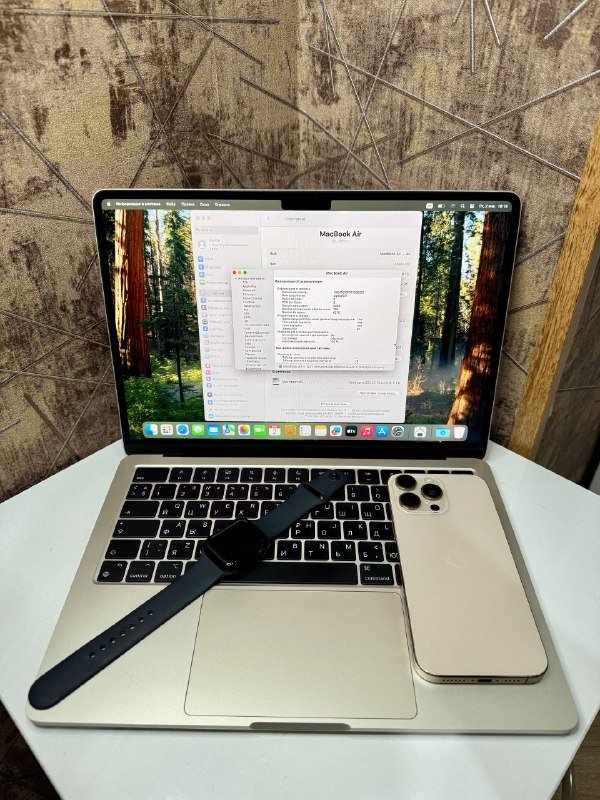 iPhone 16 pro max 256 Desert, MacBook Air 13 M2 8/256gb, Apple Watch SE 2 40mm