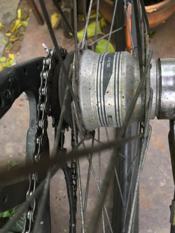 Велосипед с планетарной втулкой и комплектом 3