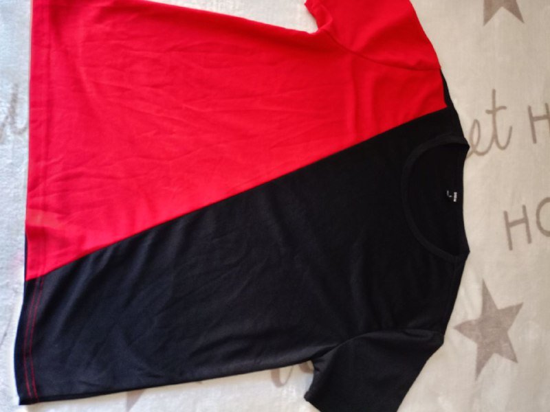 Мужская футболка, оранжевые кроссовки, женские спортивные тапки 3