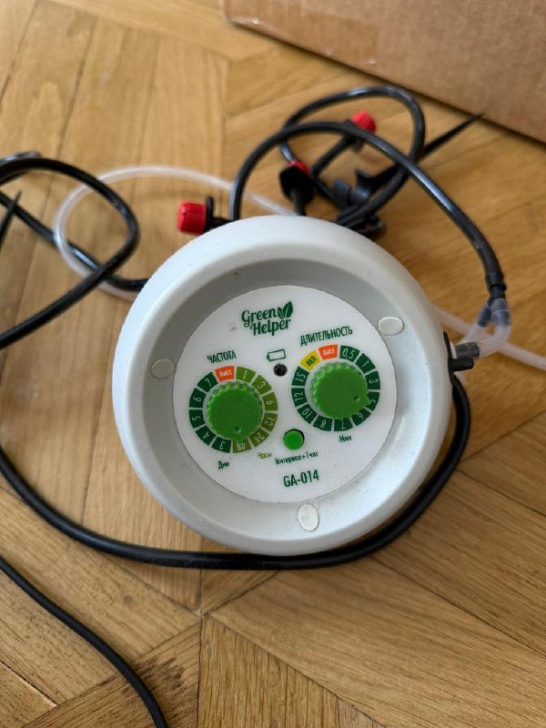 Система автоматического полива Green Helper GA-014, Термоковрик, Таймеры, Тройник для ламп 2