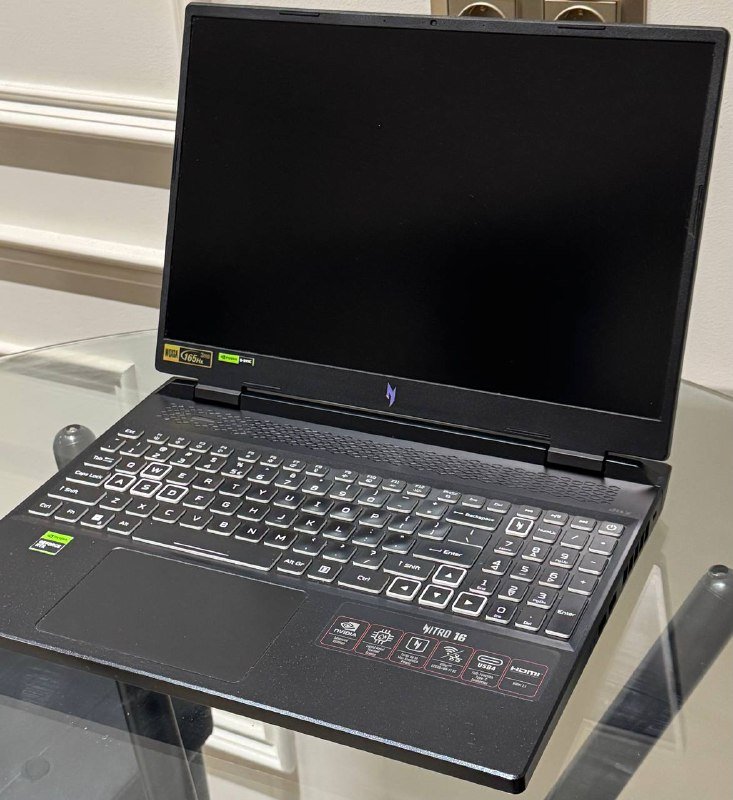 Acer Nitro16 Gaming Laptop Ryzen 7-7735 Nvidia RTX 4070 32GB RAM 1TB HDD 2