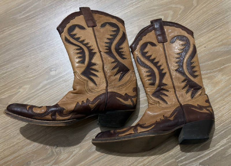 мужские казаки из натуральной кожи, размер 40 2