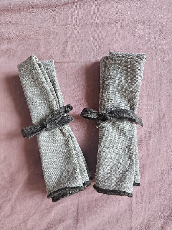 Зеленые салфетки для сервировки стола, 40х40 см 2