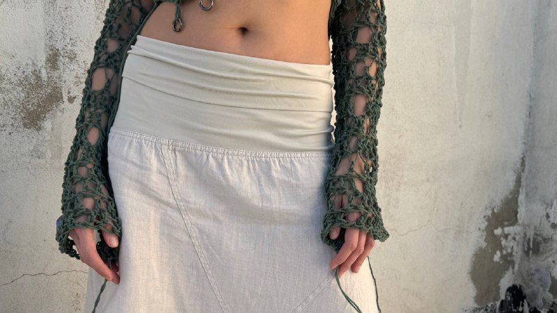 Linen skirt Size S/M 2