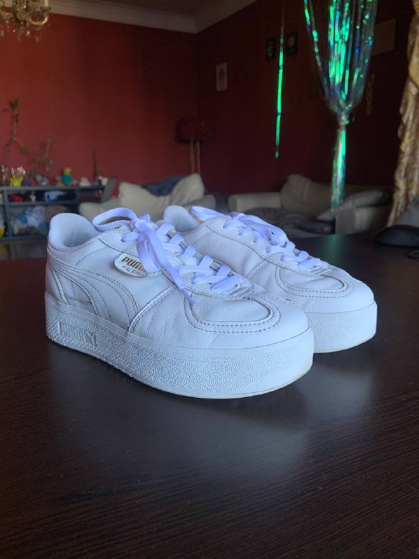 Кроссовки Puma Palermo белые женские размер 38-38,5