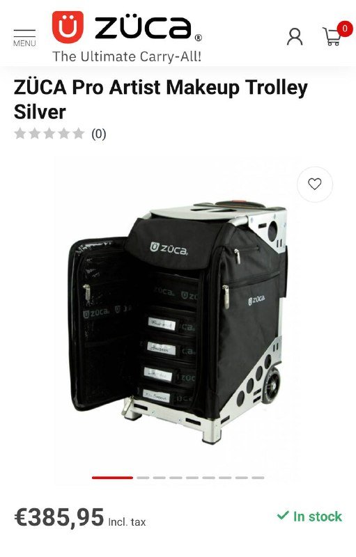 Кейс-чемодан визажиста ZÜCA Pro Artist Makeup на колесах 6