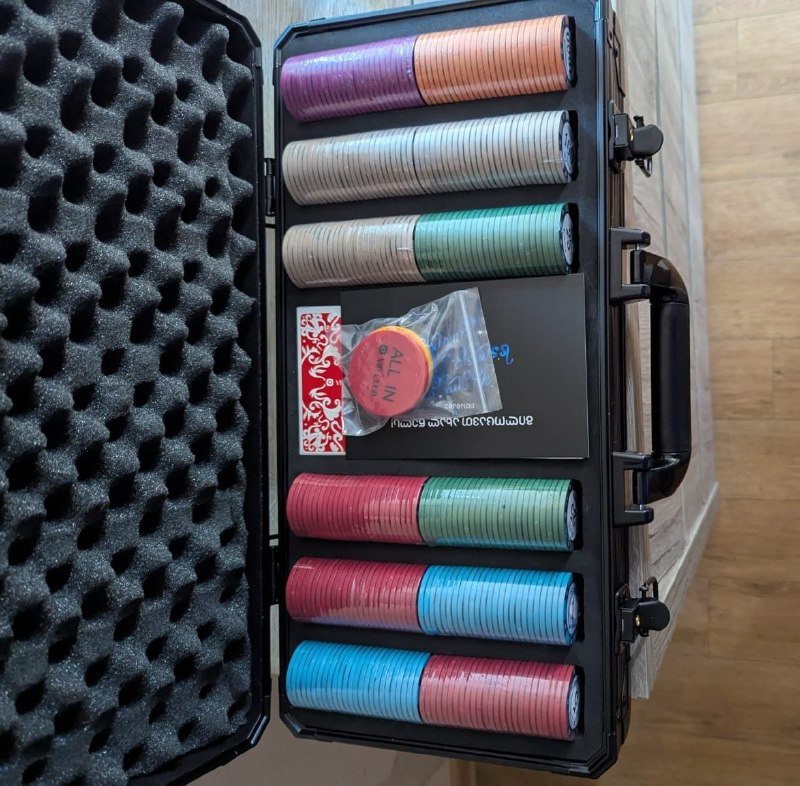 набор для покера в кейсе