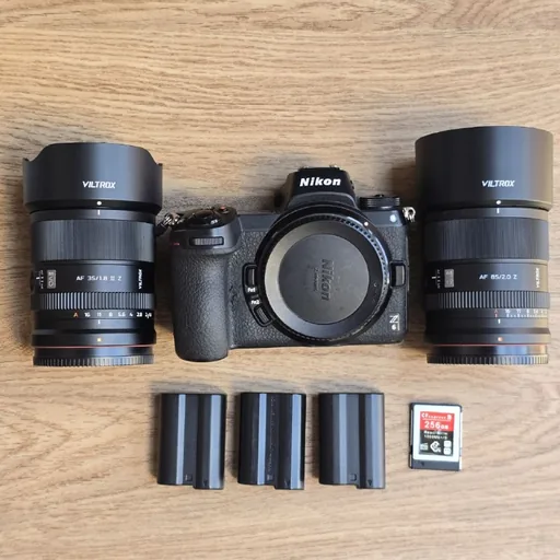 Камера Nikon Z6 с объективами Viltrox 35 и 85 мм