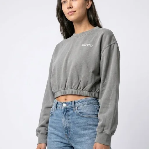 Укороченный свитшот H&M