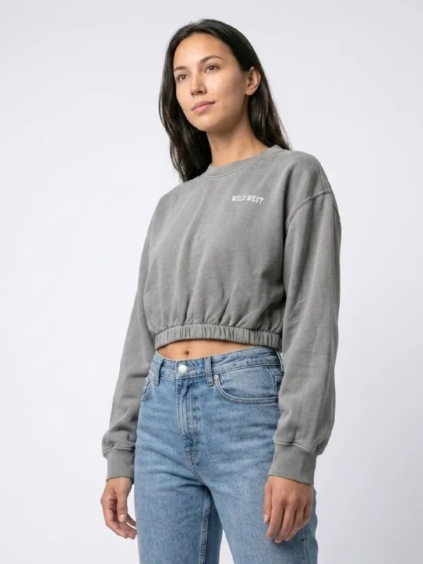Укороченный свитшот H&M 1