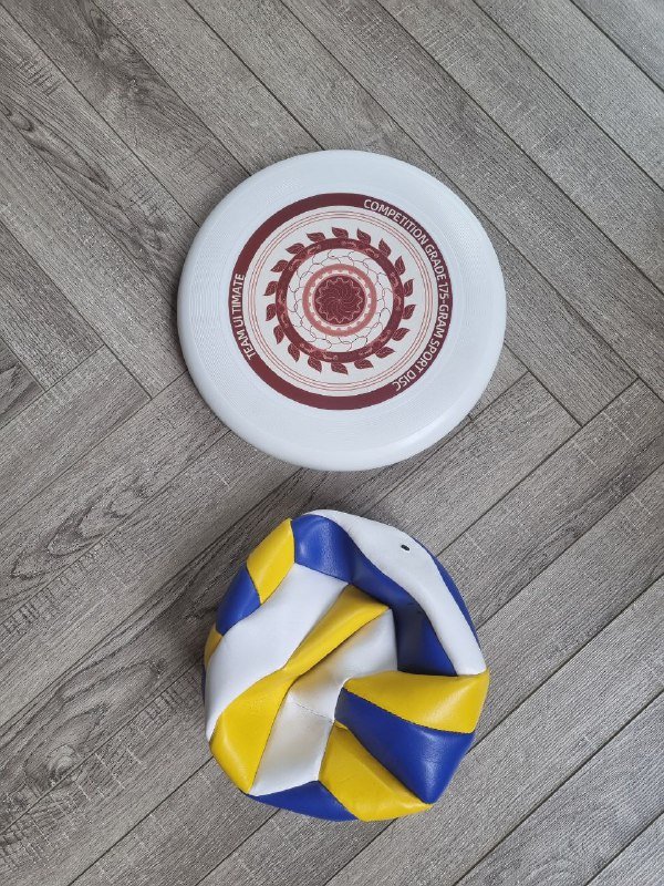 Хулахуп, роллер массажный, резинка, наколенники, фрисби, мяч, ласты, маска для плавания 3