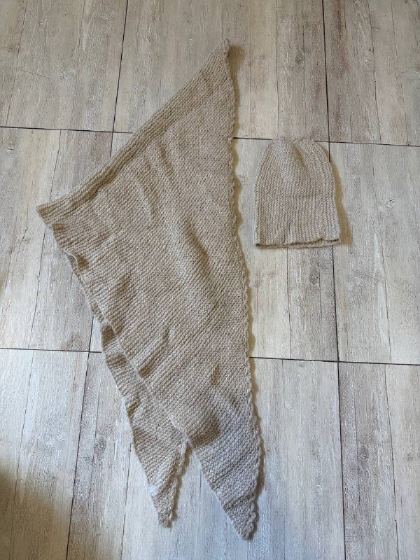 Шарф-косынка, шапка акрил