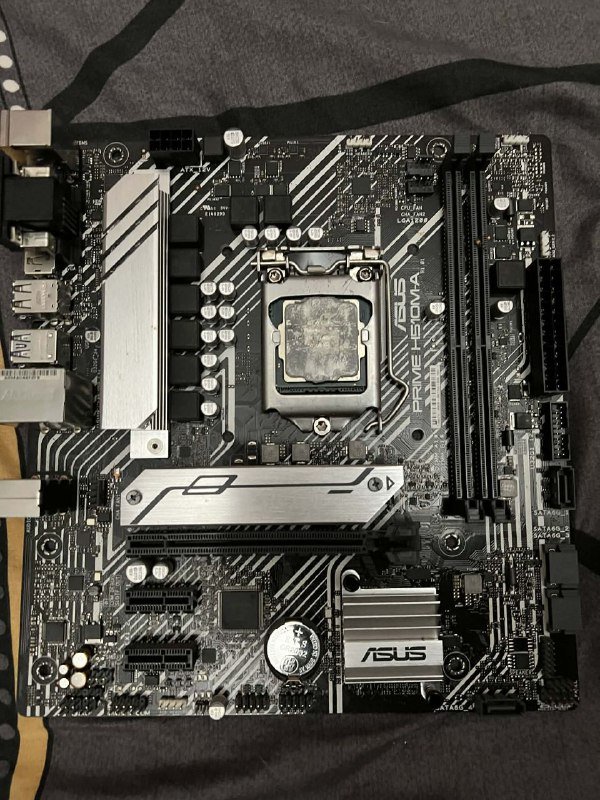 Материнская плата Asus Prime H510M-A, процессор i5 10400, оперативная память 2x8 GB