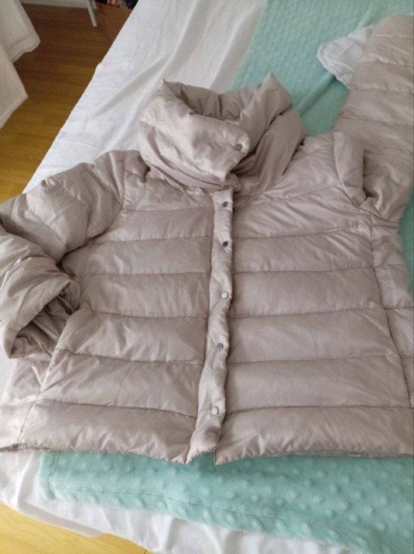 Пуховик Zara на пуху размер L
