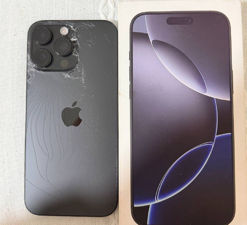 iPhone 16 Pro Max с аккумулятором 95% и 337 циклами