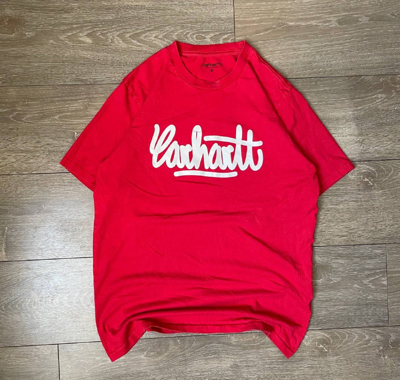 Carhartt красная футболка размер M 1