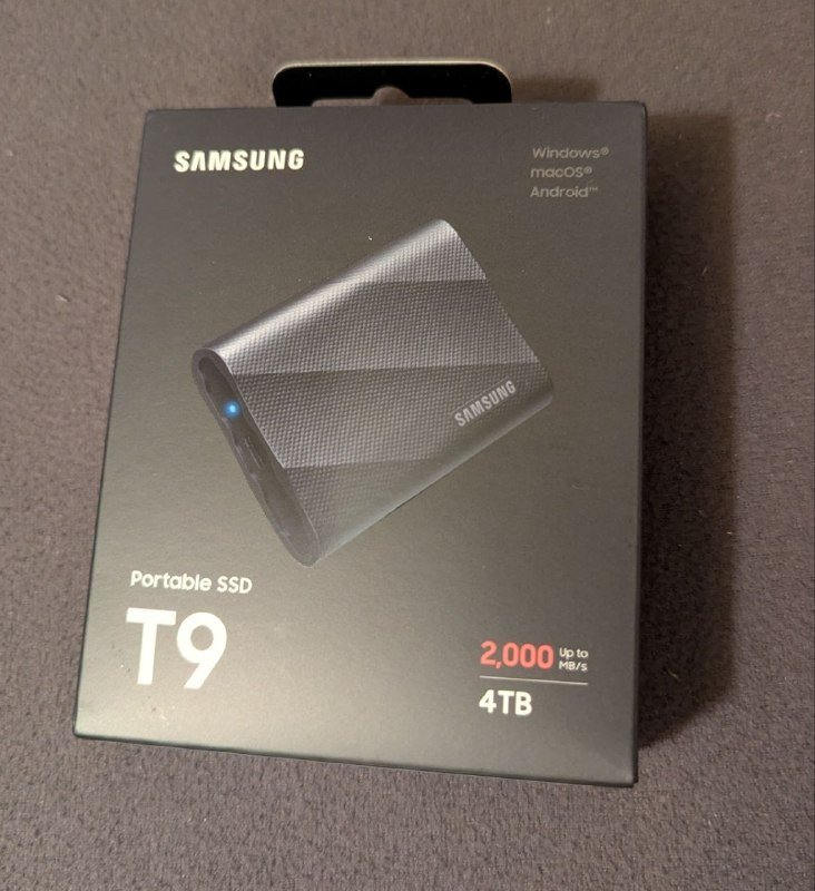 Samsung Portable SSD T9 4TB