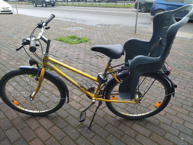 Велосипед с детским креслом