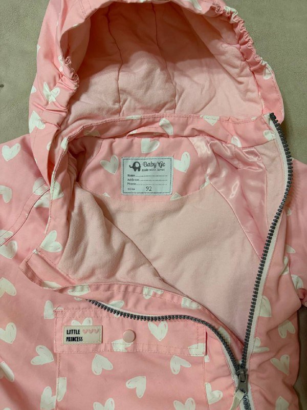 Утепленные водонепроницаемые курточки для девочки 18-24 мес 6