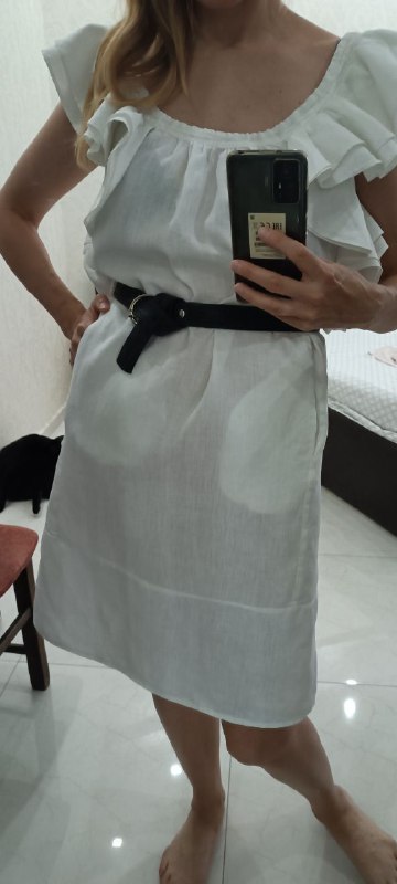 Платья лён размер М 38 бежевая белая цветная синяя белая Twin-set 9