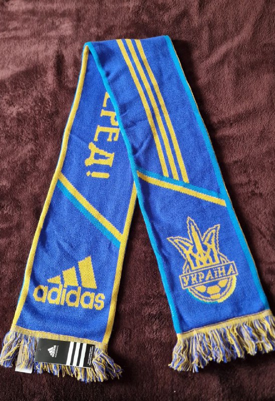 Футбольные шарфики украинских команд, шарфик сборной Украины Adidas 3