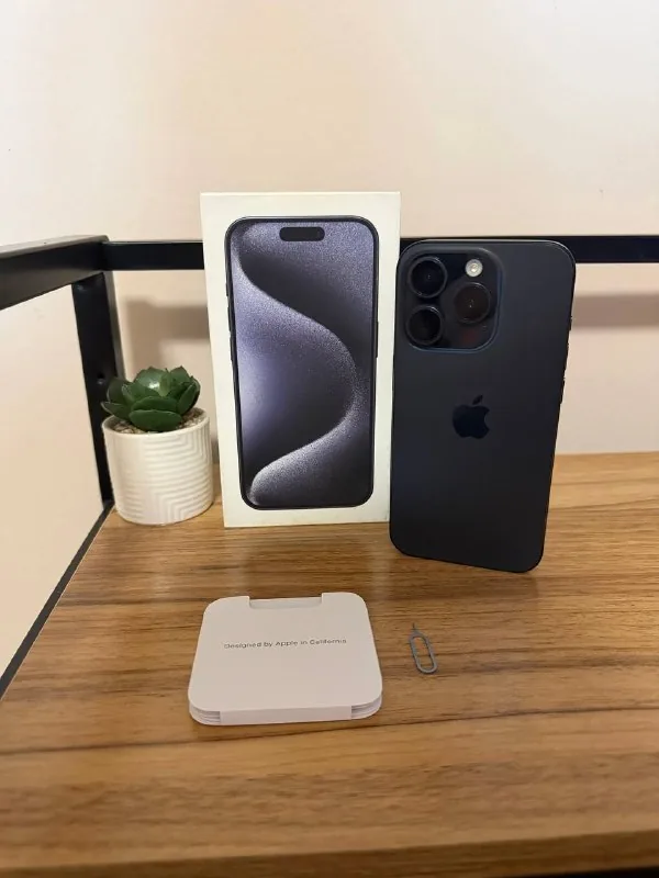 iPhone 15 Pro Blue Titanium 128GB 1