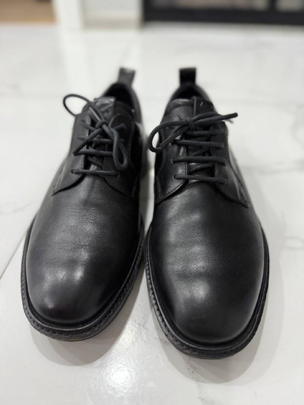 ECCO кожаные мужские туфли 40 размер