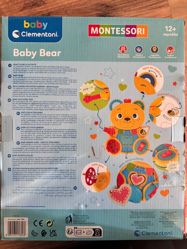Игрушка-медвежонок Montessori Baby Bear 2