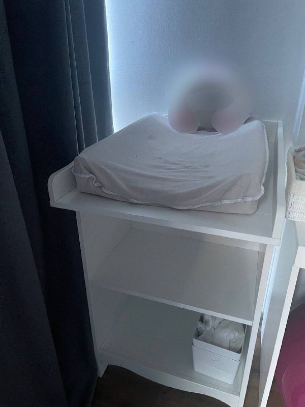 Пеленальный комод с доской и пеленками