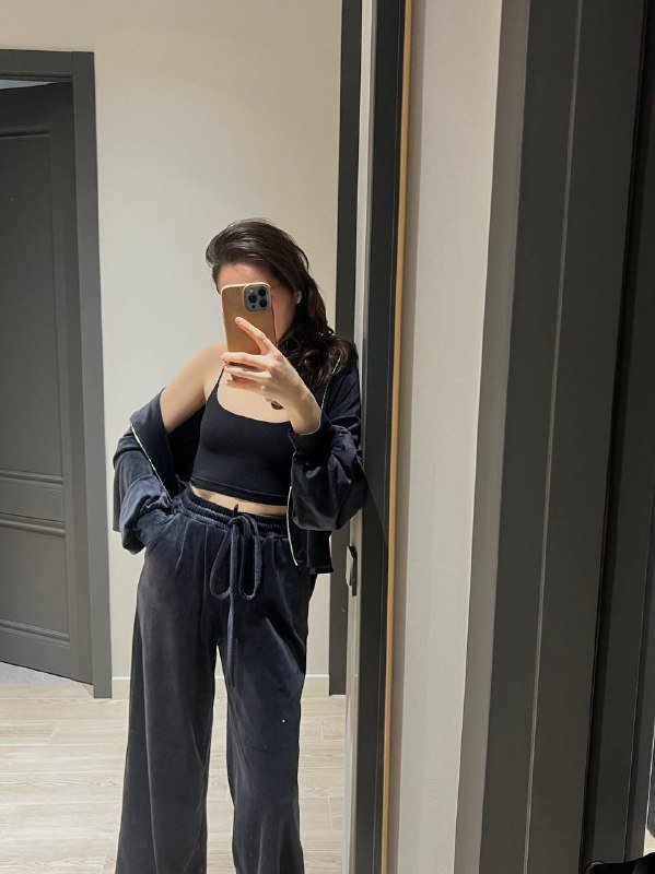 Костюм женский графитовый XS-S oversize