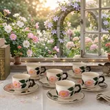 Винтажный набор чайных пар Villeroy & Boch Wild Rose 1