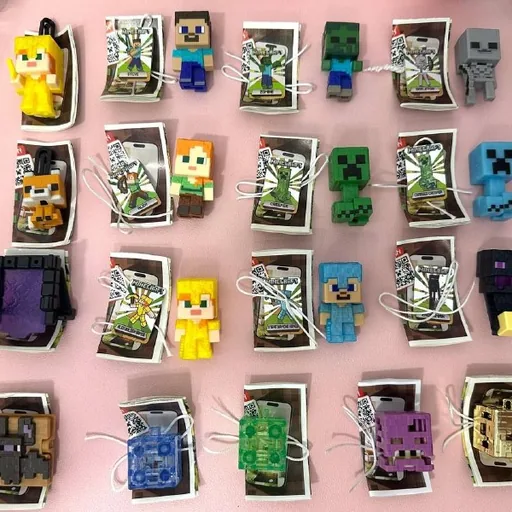 Minecraft Kinder Joy фигурки