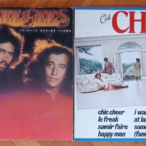 Виниловые пластинки Chic, Bee Gees, Шостакович
