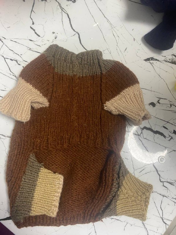 Вязаная одежда и комбинезоны для питомца 4,5 кг