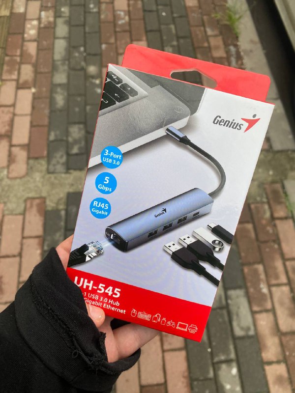 USB портхаб переходник Genius UH-545