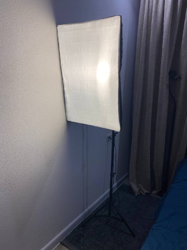 Софтбокс с чехлом и пультом, регулировка света