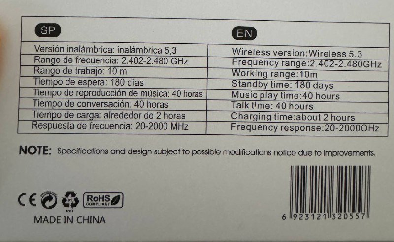 Блютуз наушники 3