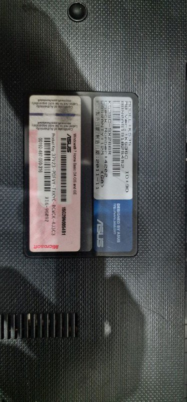 Ноутбук Asus K53S с поврежденной матрицей 1