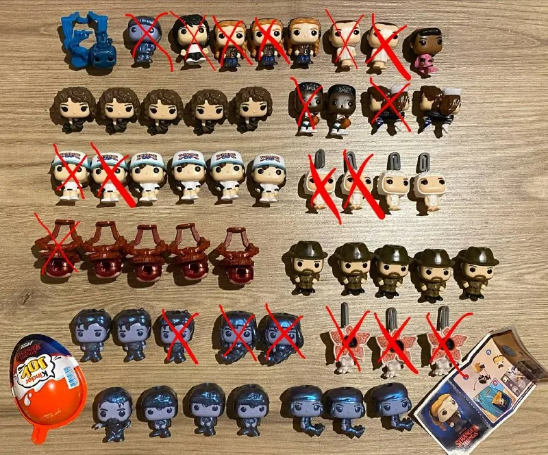 Фигурки Kinder Joy, Stranger Things