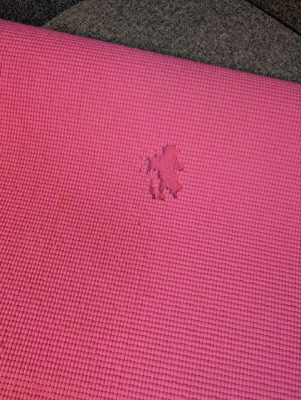 Коврик для йоги с дефектом, массажный ролл, гантели 2кг 3