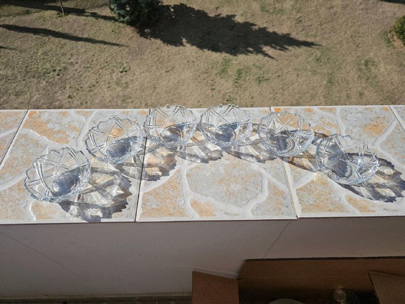 Набор прозрачных мисок 6шт 4